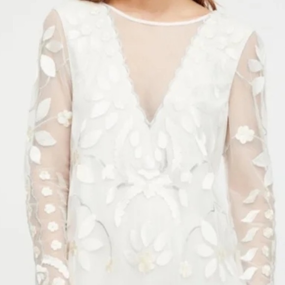 🌹Free People lace mini dress - Picture 14 of 16